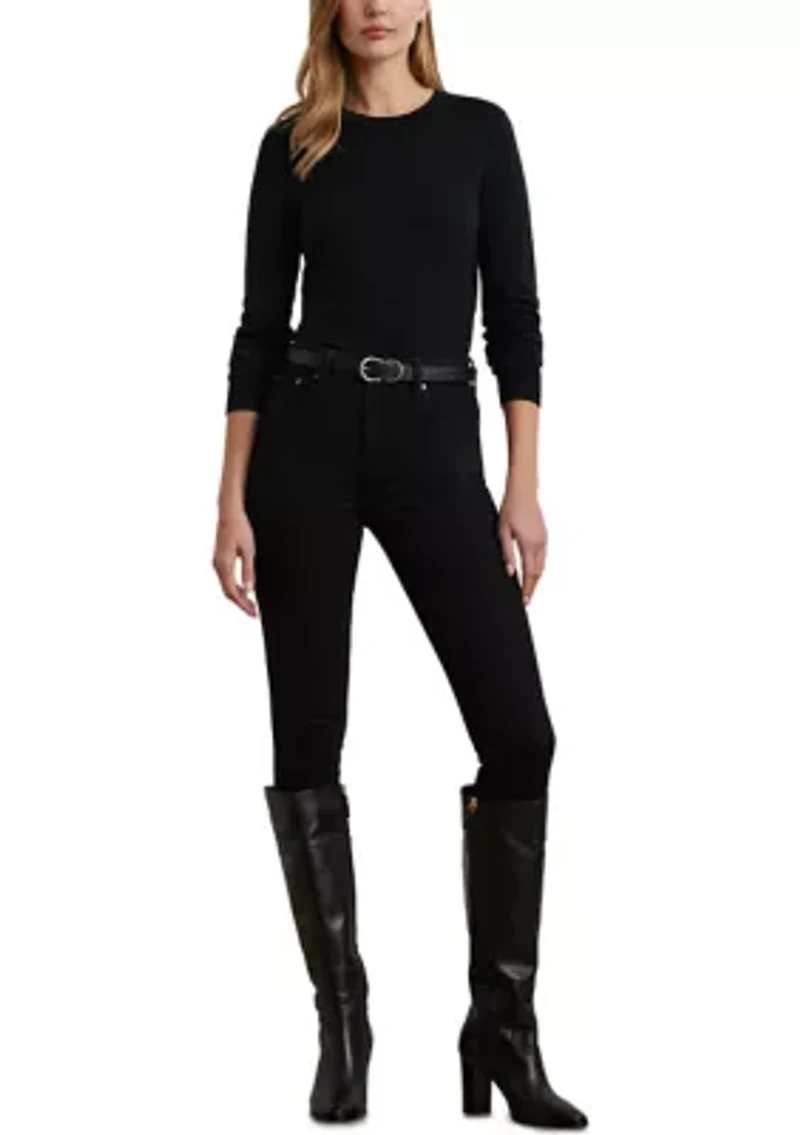 Petite Cotton-Blend Sweater