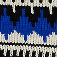 Petite Fair Isle Wool Blend Crew Neck Sweater