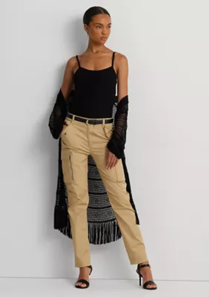 Petite Linen Blend Sweater Tank Top