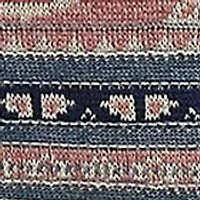 Petite Geo Motif Linen Cotton Pencil Skirt