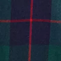 Petite Relaxed Fit Black Watch Plaid Shirt