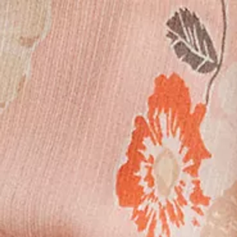 Petite Floral Ruffle-Trim Georgette Blouse