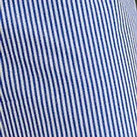 Petites Striped Belted Broadcloth Shirtdress