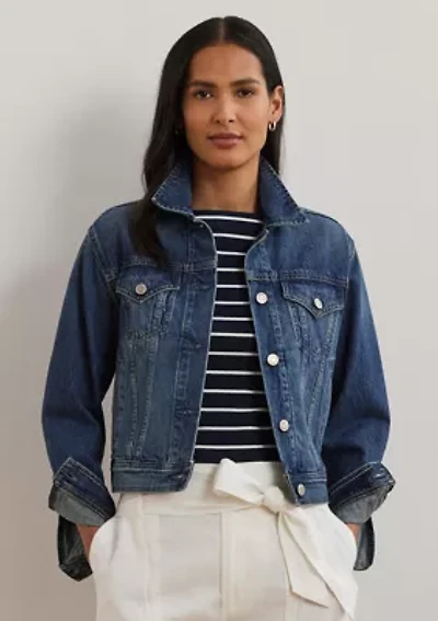 Petite Denim Trucker Jacket