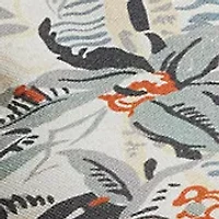 Petite Print Stretch Piqué Polo Shirt