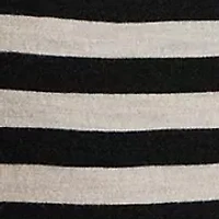 Petite Striped Cotton Jersey Puff-Sleeve T-Shirt
