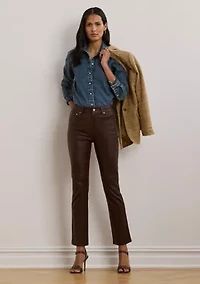 Petite Classic Fit Denim Shirt