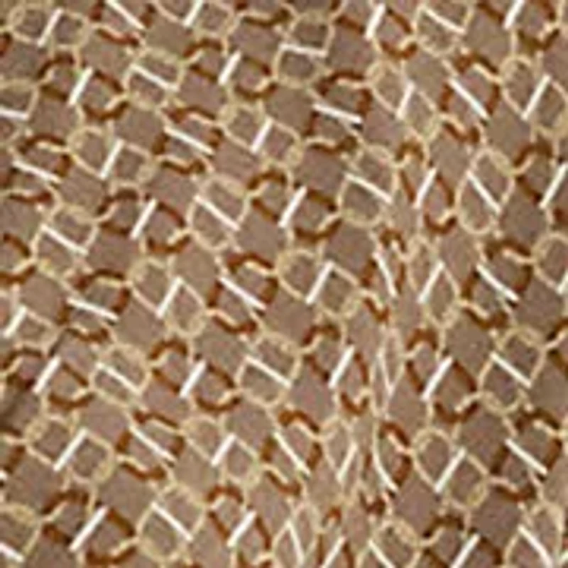 Petite Geo-Print Belted Crepe Dress