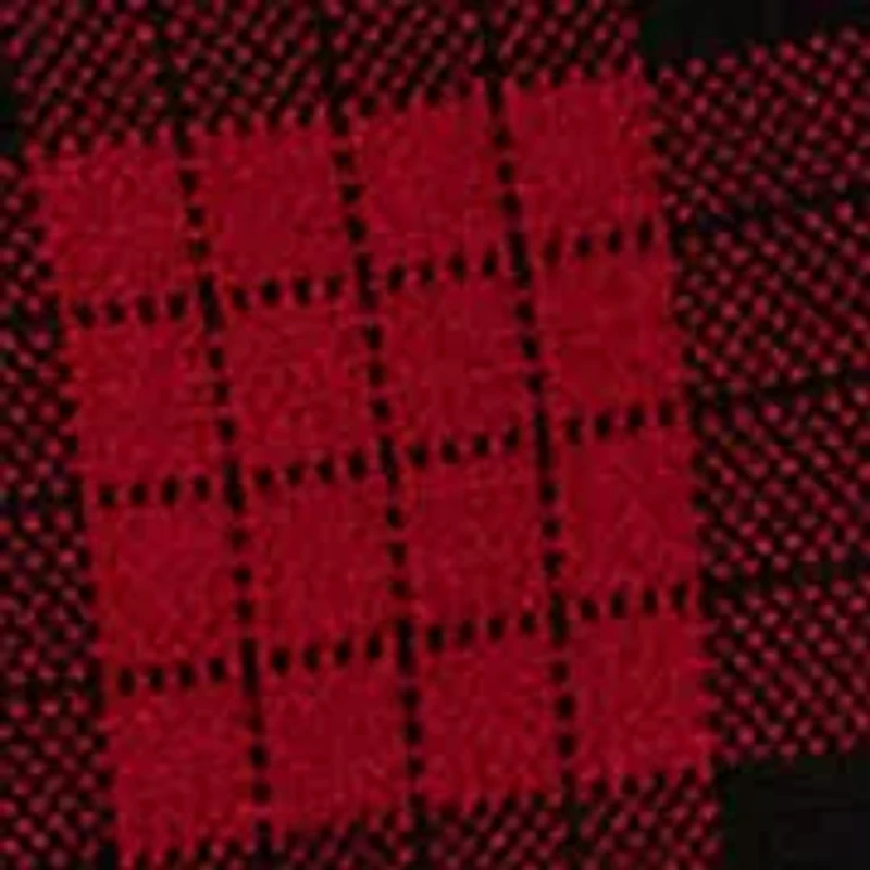 Petite Plaid Cotton-Blend Sweater