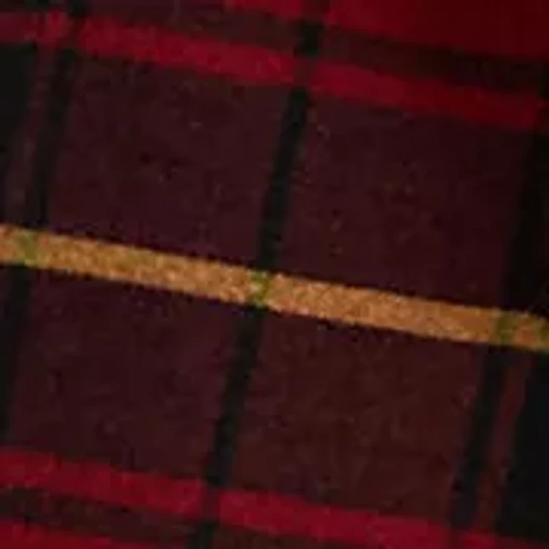 Petite Plaid Double-Breasted Wool-Blend Blazer