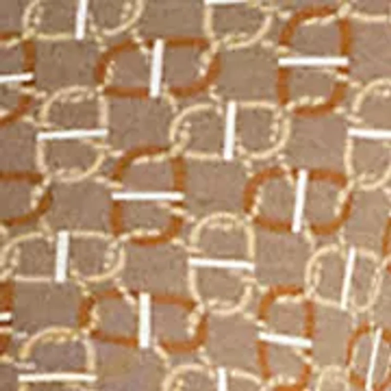 Petite Geo-Print Stretch Cotton Boatneck Tee