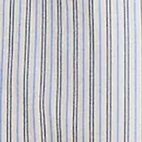 Petite Striped Pleated Broadcloth Shirtdress