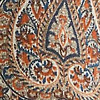 Petite Classic Fit Paisley Crepe Shirt