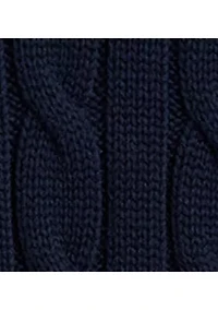 Petite Cable-Knit Cotton Cricket Sweater