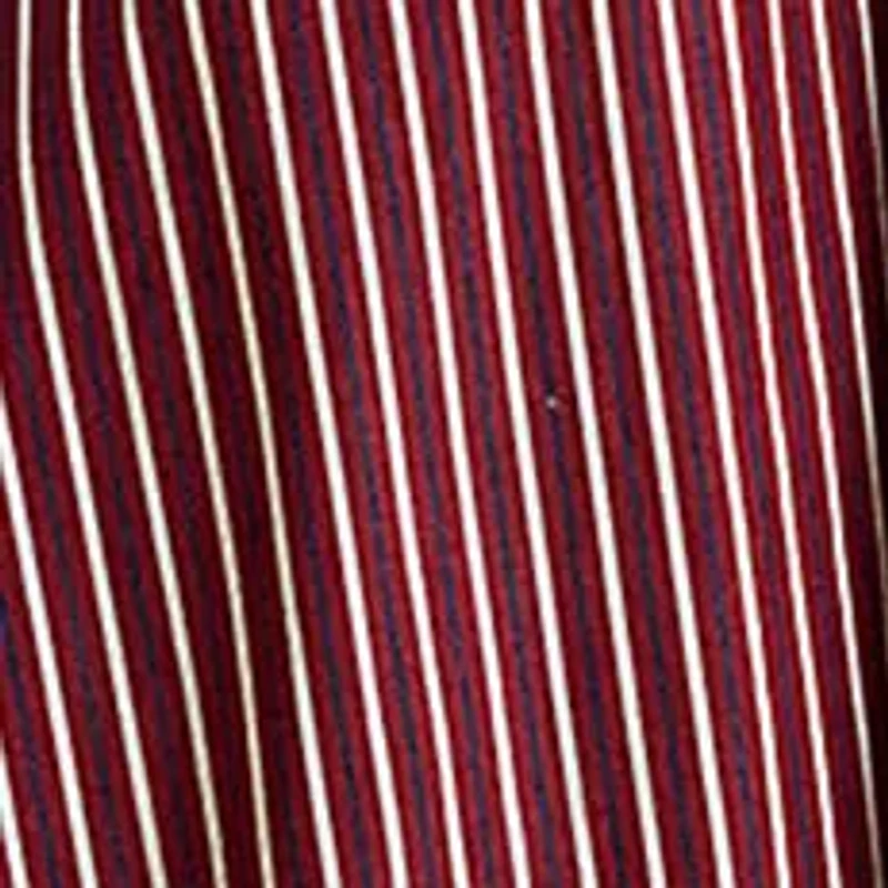 Petite Striped Belted Broadcloth Shirtdress