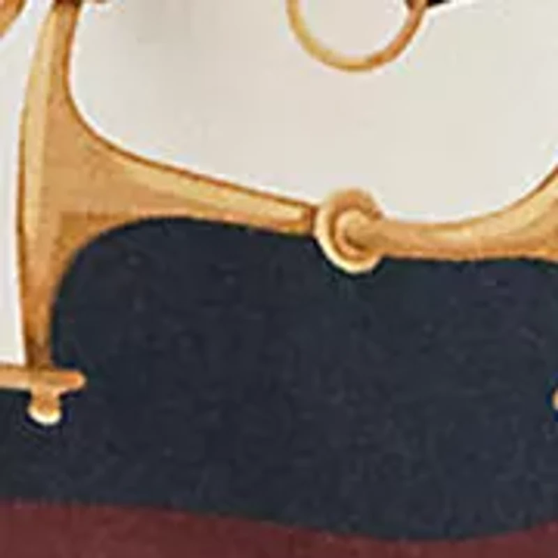 Petite Classic Fit Equestrian-Print Twill Shirt