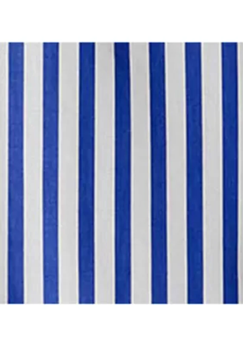 Petite Striped Cotton Broadcloth Cropped Shirt