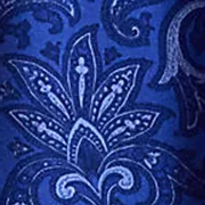 Petite Paisley Crepe Wide-Leg Pants