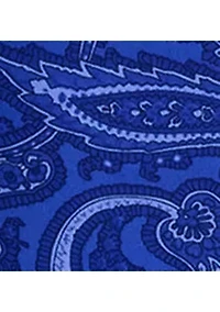 Petite Paisley Crepe Wide-Leg Pants