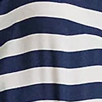 Petite Striped Crepe Shirtdress