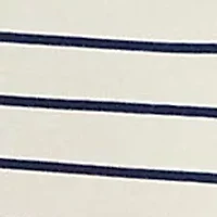 Petite Striped Stretch Cotton Boat Neck T-Shirt