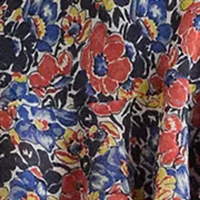 Flutter Cap Sleeve Tie Neck Dress