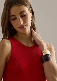 Petite Rib-Knit Sleeveless Sweater