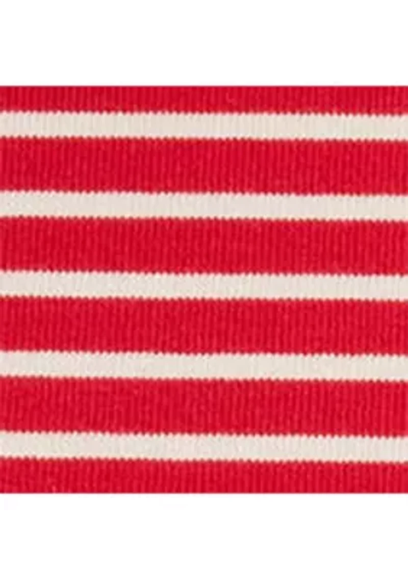 Petite Striped Stretch Cotton Shirt