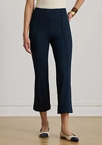 Petite Twill Flare Ankle Pants