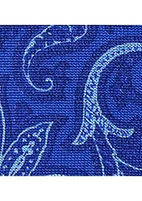 Petite Paisley Short-Sleeve Sweater