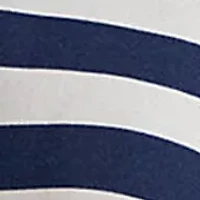 Petite Classic Fit Striped Crepe Shirt