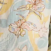 Petite Floral Linen Shirtdress