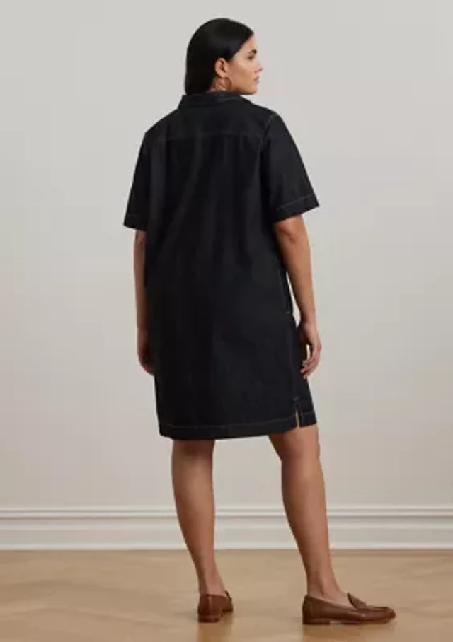 levi's zeda denim dress Levi's Premium Women's Zeda Printed Denim Shirtdress