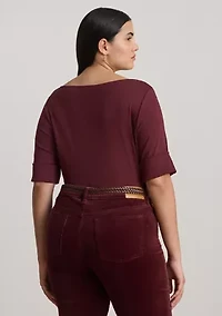 Women's Cotton Boatneck T-Shirt