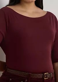 Women's Cotton Boatneck T-Shirt