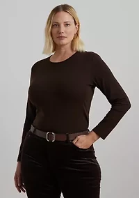 Plus Stretch Long-Sleeve Tee