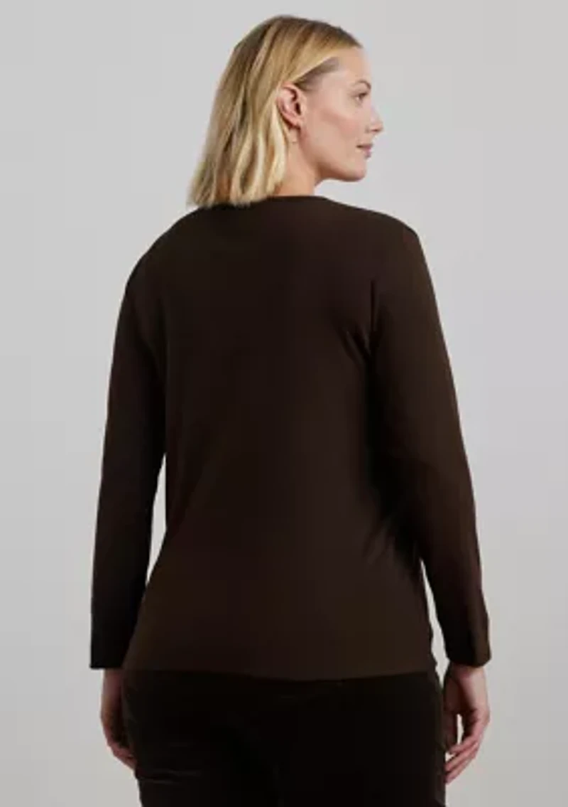 Plus Stretch Long-Sleeve Tee