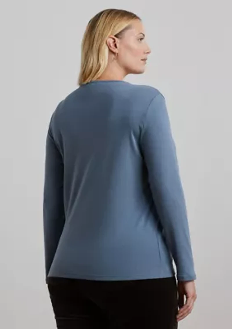 Plus Stretch Long-Sleeve Tee