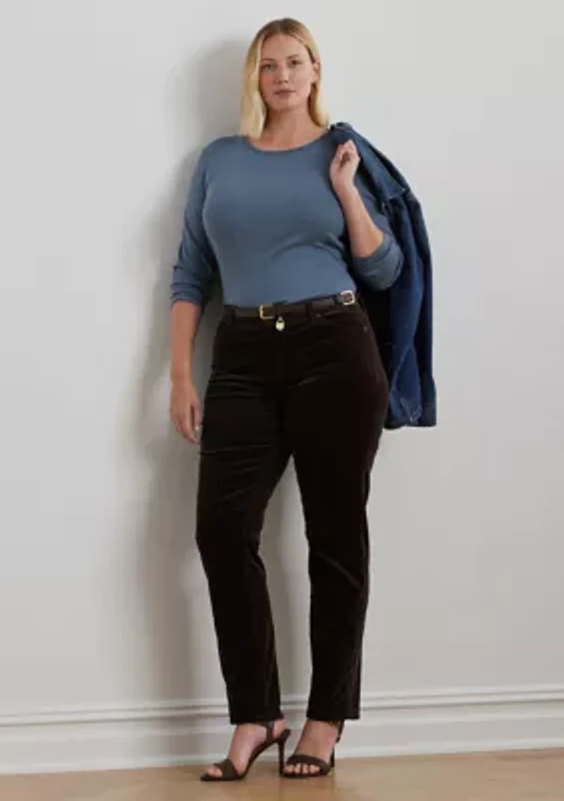 Plus Stretch Long-Sleeve Tee