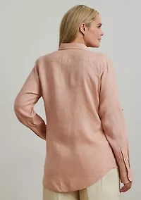 Plus Linen Shirt