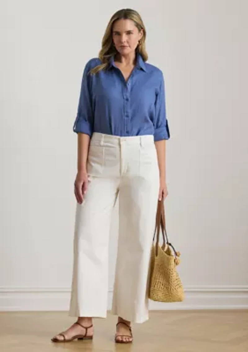 Plus Linen Shirt