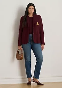 Plus Bullion Jacquard Blazer