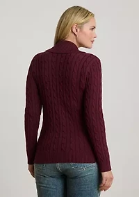 Women's Buckled Cotton Sweater