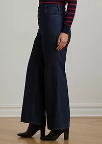 Plus High-Rise Flare Jeans