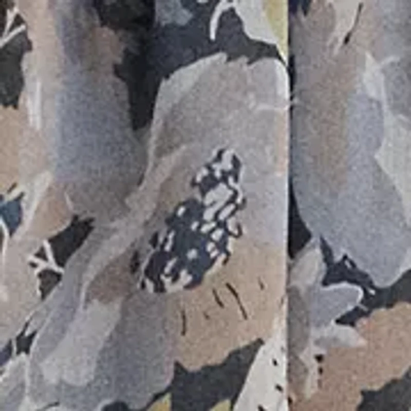 Plus Floral Ruffle Trim Georgette Dress