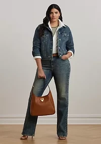 Plus Denim Trucker Jacket