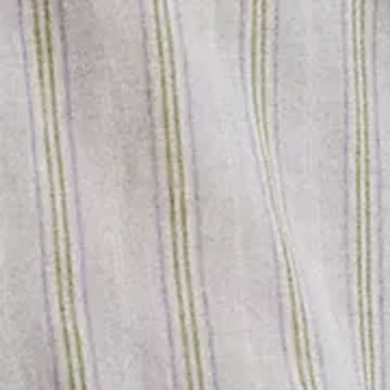 Plus Oversize Striped Cotton Voile Shirt