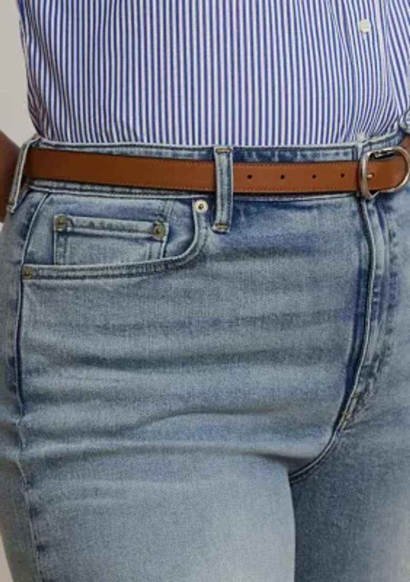 Plus High Rise Wide Leg Cropped Jeans