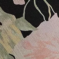 Plus Floral Crinkle Georgette Skirt