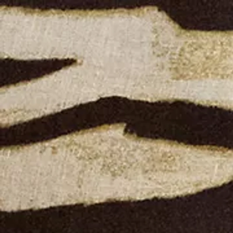 Plus Zebra-Print Linen Wide-Leg Pant